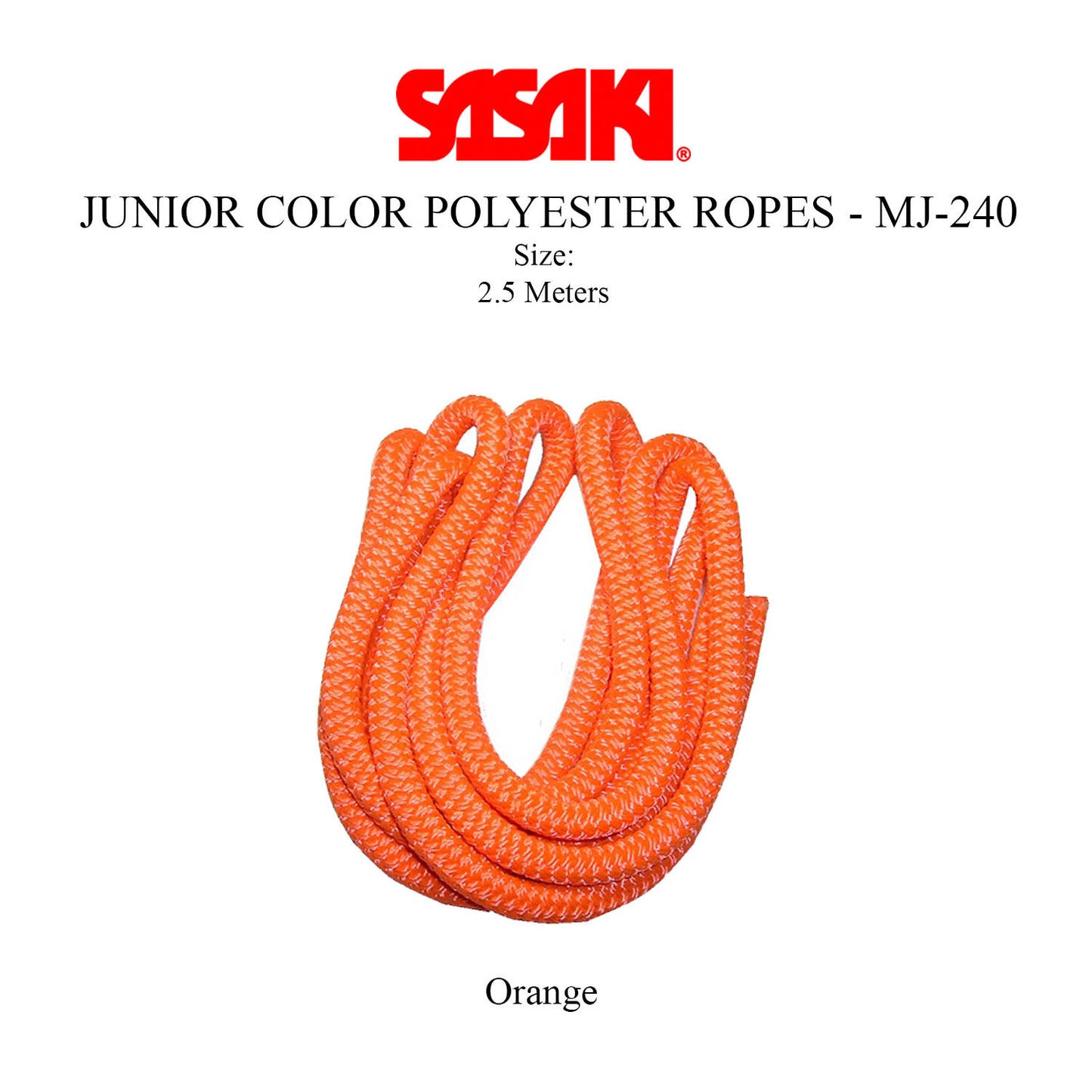 SASAKI Junior Single Colour Ropes 2.5 m