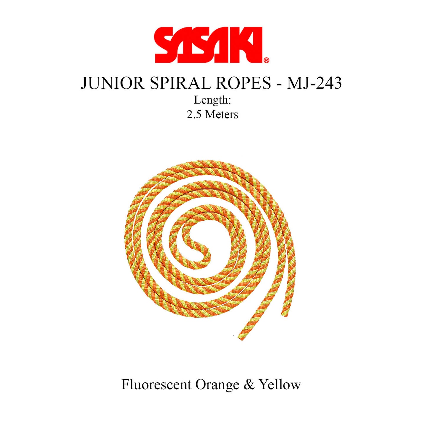 SASAKI Junior Spiral Ropes 2.5 m