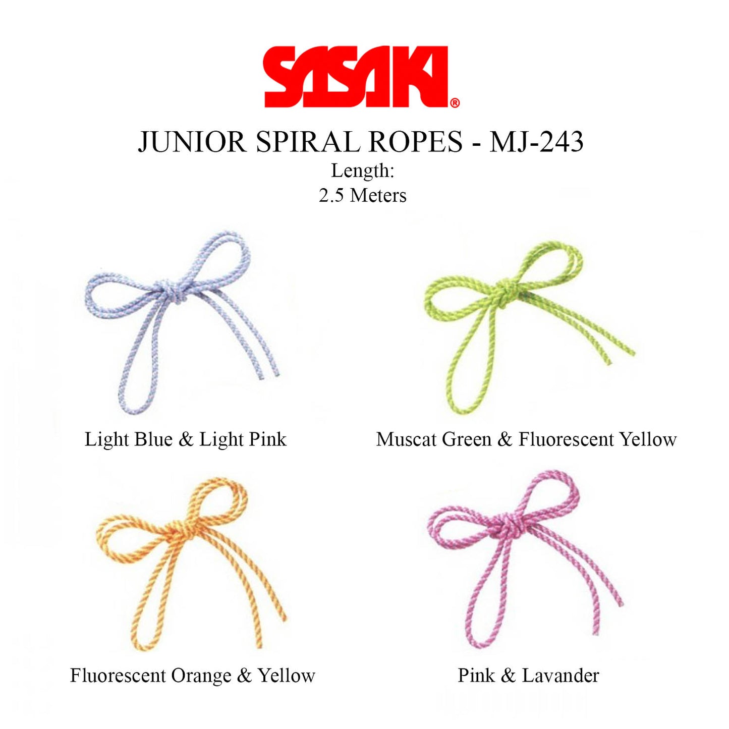SASAKI Junior Spiral Ropes 2.5 m