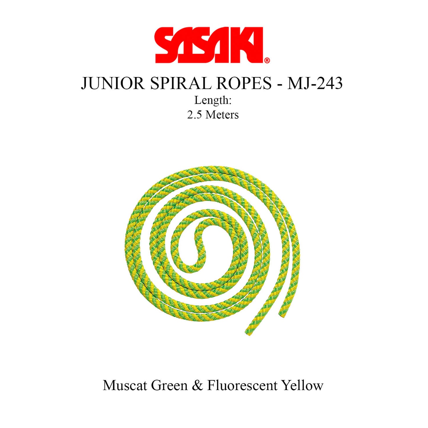 SASAKI Junior Spiral Ropes 2.5 m