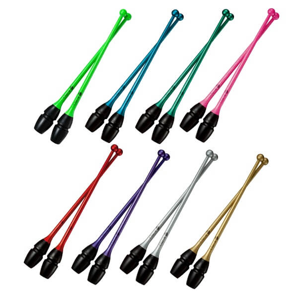 CHACOTT Rhythmic Gymnastics Hi-Grip Rubber Clubs FIG approved